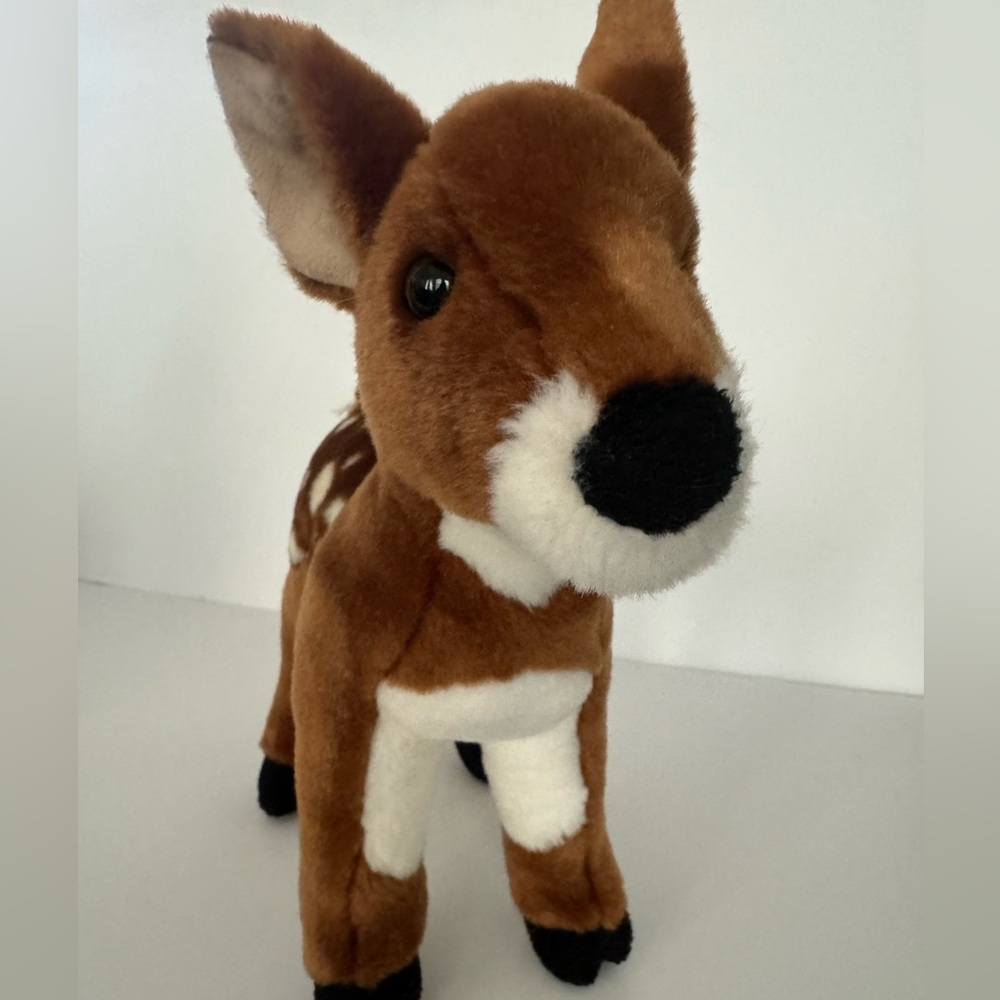 NWOT Speckled Baby Fawn Douglas Plush Deer Reindeer Stuffed Animal 24 months +up